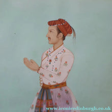 Load image into Gallery viewer, INDIAN ART: Vintage Indian Miniature Watercolour. Portrait of a Nobleman
