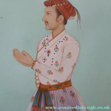 Load image into Gallery viewer, INDIAN ART: Vintage Indian Miniature Watercolour. Portrait of a Nobleman
