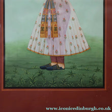 Load image into Gallery viewer, INDIAN ART: Vintage Indian Miniature Watercolour. Portrait of a Nobleman
