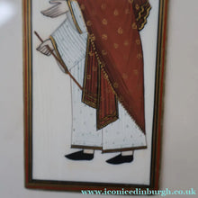 Load image into Gallery viewer, INDIAN ART: Vintage Indian Miniature Watercolour. Portrait of a Nobleman
