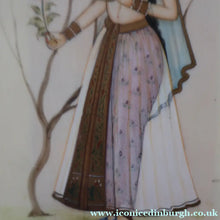 Load image into Gallery viewer, INDIAN ART: Vintage PAIR of Indian Miniature Watercolours Featuring a Gentleman and a Lady
