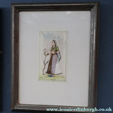Load image into Gallery viewer, INDIAN ART: Vintage PAIR of Indian Miniature Watercolours Featuring a Gentleman and a Lady
