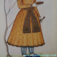 Load image into Gallery viewer, INDIAN ART: Vintage PAIR of Indian Miniature Watercolours Featuring a Gentleman and a Lady
