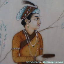 Load image into Gallery viewer, INDIAN ART: Vintage PAIR of Indian Miniature Watercolours Featuring a Gentleman and a Lady

