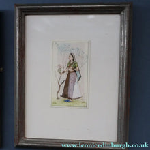 Load image into Gallery viewer, INDIAN ART: Vintage PAIR of Indian Miniature Watercolours Featuring a Gentleman and a Lady
