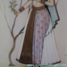 Load image into Gallery viewer, INDIAN ART: Vintage PAIR of Indian Miniature Watercolours Featuring a Gentleman and a Lady

