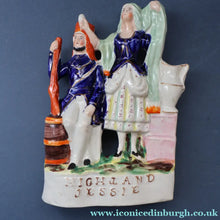 Load image into Gallery viewer, INDIAN MUTINY Interest. 1850s Antique Staffordshire Figurine of a HIGHLAND JESSIE
