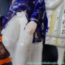 Load image into Gallery viewer, INDIAN MUTINY Interest. 1850s Antique Staffordshire Figurine of a HIGHLAND JESSIE
