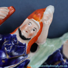 Load image into Gallery viewer, INDIAN MUTINY Interest. 1850s Antique Staffordshire Figurine of a HIGHLAND JESSIE
