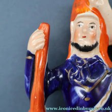 Load image into Gallery viewer, INDIAN MUTINY Interest. 1850s Antique Staffordshire Figurine of a HIGHLAND JESSIE
