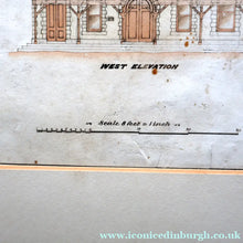 Load image into Gallery viewer, Interesting Sheet of Pen &amp; Ink Architectural Studies for Colonial Houses at the Island of Grand Turk. Dated 1902
