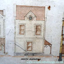 Load image into Gallery viewer, Interesting Sheet of Pen &amp; Ink Architectural Studies for Colonial Houses at the Island of Grand Turk. Dated 1902
