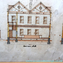 Load image into Gallery viewer, Interesting Sheet of Pen &amp; Ink Architectural Studies for Colonial Houses at the Island of Grand Turk. Dated 1902
