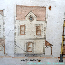 Load image into Gallery viewer, Interesting Sheet of Pen &amp; Ink Architectural Studies for Colonial Houses at the Island of Grand Turk. Dated 1902
