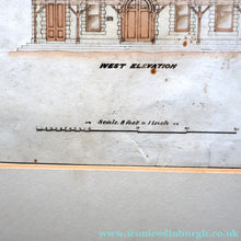 Load image into Gallery viewer, Interesting Sheet of Pen &amp; Ink Architectural Studies for Colonial Houses at the Island of Grand Turk. Dated 1902
