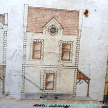 Load image into Gallery viewer, Interesting Sheet of Pen &amp; Ink Architectural Studies for Colonial Houses at the Island of Grand Turk. Dated 1902
