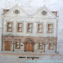 Load image into Gallery viewer, Interesting Sheet of Pen &amp; Ink Architectural Studies for Colonial Houses at the Island of Grand Turk. Dated 1902
