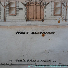 Load image into Gallery viewer, Interesting Sheet of Pen &amp; Ink Architectural Studies for Colonial Houses at the Island of Grand Turk. Dated 1902
