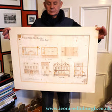 Load image into Gallery viewer, Interesting Sheet of Pen &amp; Ink Architectural Studies for Colonial Houses at the Island of Grand Turk. Dated 1902
