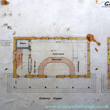 Load image into Gallery viewer, Interesting Sheet of Pen &amp; Ink Architectural Studies for Colonial Houses at the Island of Grand Turk. Dated 1902
