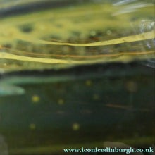 Load image into Gallery viewer, Isle of Wight Studio Glass by Michael Harris, c 1973. Squat Tortoiseshell Vase
