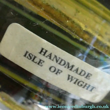 Load image into Gallery viewer, Isle of Wight Studio Glass by Michael Harris, c 1973. Squat Tortoiseshell Vase
