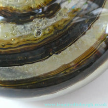 Load image into Gallery viewer, Isle of Wight Glass Perfume Bottle with Squat Ball Stopper Tortoiseshell Pattern
