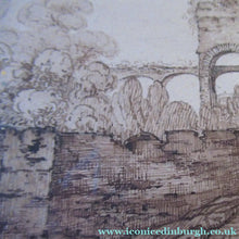 Load image into Gallery viewer, Antique Rome. 1827 Italian Grand Tour Drawing Porta Maggiore 
