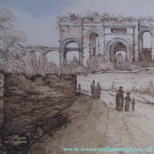 Load image into Gallery viewer, Antique Rome. 1827 Italian Grand Tour Drawing Porta Maggiore 
