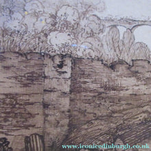 Load image into Gallery viewer, Antique Rome. 1827 Italian Grand Tour Drawing Porta Maggiore 
