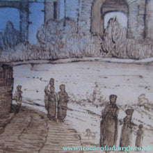 Load image into Gallery viewer, Antique Rome. 1827 Italian Grand Tour Drawing Porta Maggiore 

