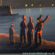 Load image into Gallery viewer, 1850s Antique PAIR OF Paintings of Naples and Vesusivus Erupting
