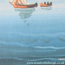 Load image into Gallery viewer, 1850s Antique PAIR OF Paintings of Naples and Vesusivus Erupting
