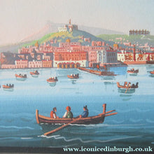 Load image into Gallery viewer, 1850s Antique PAIR OF Paintings of Naples and Vesusivus Erupting

