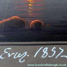 Load image into Gallery viewer, 1850s Antique PAIR OF Paintings of Naples and Vesusivus Erupting
