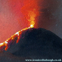 Load image into Gallery viewer, 1850s Antique PAIR OF Paintings of Naples and Vesusivus Erupting

