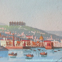 Load image into Gallery viewer, 1850s Antique PAIR OF Paintings of Naples and Vesusivus Erupting

