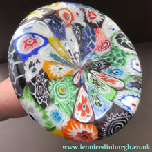 Load image into Gallery viewer, Vintage Fratelli Toso Millefiori Tutti Frutti Glass Lamp Base
