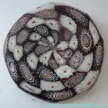 Load image into Gallery viewer, Vintage FRATELLI Toso Glass Bowl Millefiori Canes 1950s

