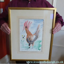 Load image into Gallery viewer, JP Donleavy Signed Watercolour Painting for Sale. The Cock
