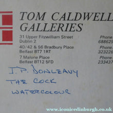 Load image into Gallery viewer, JP Donleavy Signed Watercolour Painting for Sale. The Cock

