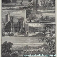 Load image into Gallery viewer, James Burrell Smith (1822 - 1897). VICTORIAN WATERCOLOUR. View of a Kelso Abbey (Framed) - British Art
