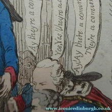 Load image into Gallery viewer, James Gillray Georgian Print. Opening of the Budget 1796
