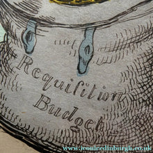 Load image into Gallery viewer, James Gillray Georgian Print. Opening of the Budget 1796

