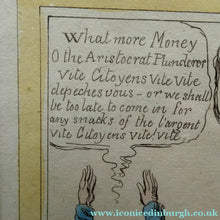 Load image into Gallery viewer, James Gillray Georgian Print. Opening of the Budget 1796
