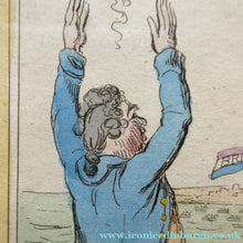 Load image into Gallery viewer, James Gillray Georgian Print. Opening of the Budget 1796
