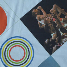 Load image into Gallery viewer, RARE 1960s Olympic Games Souvenir Head Scarf. Genuine Original Toyko Olympic Games 1964. KAMEKURA YUUSAKU Design
