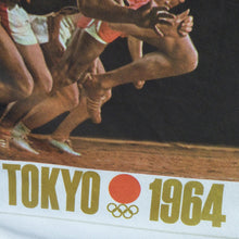 Load image into Gallery viewer, RARE 1960s Olympic Games Souvenir Head Scarf. Genuine Original Toyko Olympic Games 1964. KAMEKURA YUUSAKU Design
