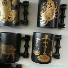 Load image into Gallery viewer, JOB LOT: Early 1970s PORTMEIRION Large ZODIAC Mugs designed by John Cuffley. 12 in Total
