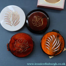 Load image into Gallery viewer, JOB LOT: Four Vintage 1960s Plastic Powder Compacts - Vintage Powder Compact
